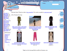 Tablet Screenshot of hollywoodmoviecostumes.com